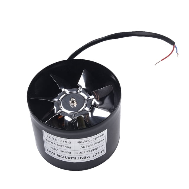 Multifunctional Powerful Mute Exhaust Fan 4\'\'6\'\' Pipe Vent Exhaust Fan Duct