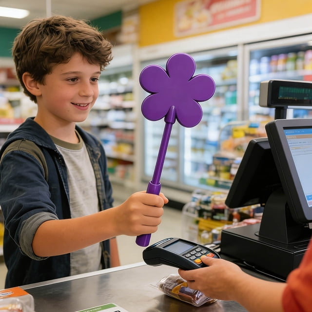 GFHFHITJ With Magic Wan A Heart-shaped Card Payment Wand Can Unlock The Future Of Consumption.