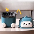 thumbnail image 4 of Mini Trash Canwith Lid,Desktop Trash Can Plastic Plastic Mini Wastebasket Desktop Waste Bin Elevate Your Experience, 4 of 7