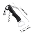 thumbnail image 3 of Yhmxh Home and Kitchen,Kitchen Gadgets,Kitchen Organizers And Storage 3-in-1 Multifunctional Wine And Beer Opener Portable Corkscrew With Bottle Foil Cutter Bottle Opener, 3 of 4