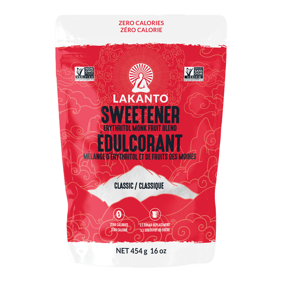 Lakanto Classic Monk Fruit Sweetener with Erythritol (1 lb - 454 g)