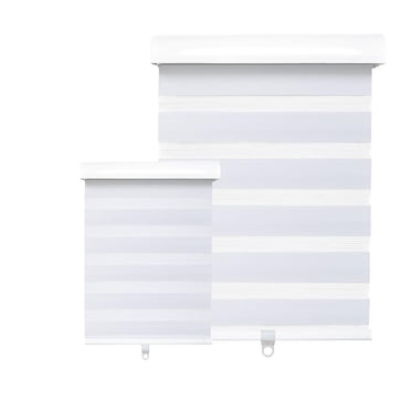 Hauz 6884WHTCD - Store de Fenêtre en Toile Alternée 68 Pieds' X 84 Pieds', Sans Cordon, Blanc