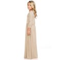 thumbnail image 3 of Robe Longue Décontractée à Fleurs pour Filles à Manches Longues avec Poches, Robes de Vacances, Robe Longue à Manches Longues pour Filles Longueur au Sol, 3 of 5