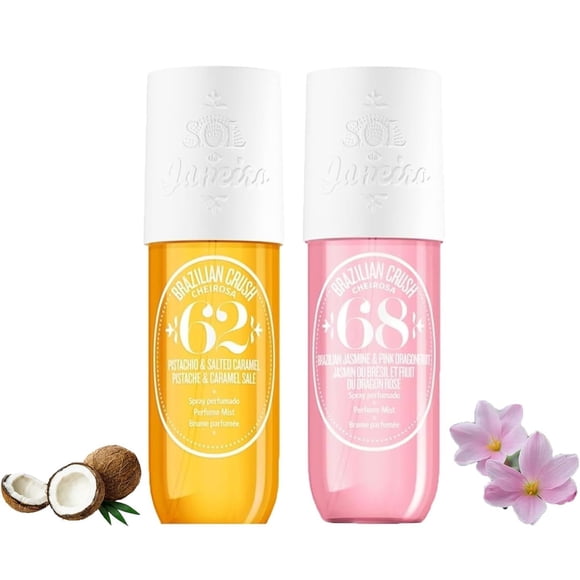Cologne pour Hommes Femmes Cheveux Brume Corporelle pour Femmes Longue Durée Vaporisateur Corporel Fruité Parfum Corporel le Plus Offert Crush Hydrate la Peau 90 ml