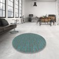thumbnail image 4 of Ahgly Tapis Rectangulaire Lavable en Machine Intérieur Transitionnel Gris, 5 Pieds x 8 Pieds, 4 of 7