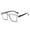 B #2, variant on Vaidha Blue Light Blocking Glasses | Color Block Frame for Computer Screen Eye Strain | Unisex Anti Blue Light Eyewear | Party & Cosplay Style | Includes 1 Pair