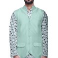 thumbnail image 4 of Atasi Traditional Printed Kurta Churidar Pajama Set With Nehru Jacket For Men, 4 of 5