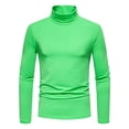 thumbnail image 1 of FAIWAD Men's Thermal Undershirts Long Sleeve Mock Turtleneck Slim Stretch Basic Pullover Tops, 1 of 8