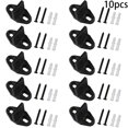 thumbnail image 1 of Bgsha 2/4/10 Pcs Quincaillerie de Porte de Grange Guide de Plancher pour Porte Coulissante Guide Inférieur Monté au Plancher, 1 of 8