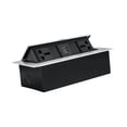 thumbnail image 4 of GUOOL Desktop Hidden Socket Computer Table Table Multipurpose Embedded Power Strip Silver, 4 of 9