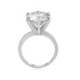 thumbnail image 3 of 4 ct Round Diamond Solitaire Engagement Ring 14k White Gold, 3 of 3