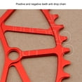 thumbnail image 4 of Ruiboury Lightweight And Easy To Install - Smooth Operation Chain Ring For Bicycles Bicycles Crank Bike Chain 52T red 1Set, 4 of 6