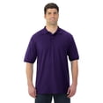 thumbnail image 1 of Jerzees Mens SpotShield Short Sleeve Jersey Sport Shirt, L, Deep Purple, 1 of 2