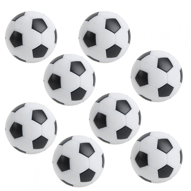 HURRISE Mini Table Soccer Balls,8Pcs Mini Table Football Balls 32mm Children Football Table Game Machine Accessory,Table Soccer Balls