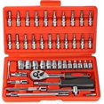 thumbnail image 1 of 46 In 1 Pcs Tool Kit & Screwdriver Socket Set | Multi Purpose Combination Tool Case, Precision Socket Set | Home Repairs, Automotive Maintenance, Diy Projects | Comprehensive Tools Kit, 1 of 5