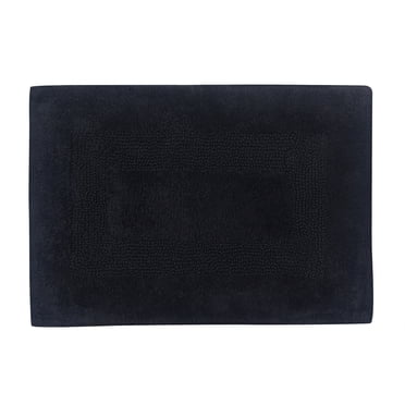 Tapis de Bain Mainstays Racetrack 100% Coton Noir Bath Rug, 17" x 24"