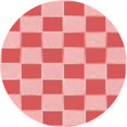 thumbnail image 1 of Ahgly Company Machine Washable Indoor Round Transitional Pastel Pink Area Rugs, 5' Round, 1 of 7