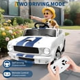 thumbnail image 1 of BeesClover Ride on Car for Toddler, 12v Licensed Shelby Ride on Toy Cars,with Parent Remote Control, Soft Start, Bluetooth,Battery Powered Kids Electric Vehicle for Boys Girls Birthday Gift, 1 of 9