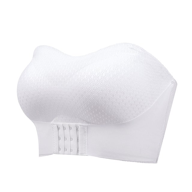 Kcodviy Womens Seamless Rimless Bra Pack of Bras Beauty Chest Pads Bra Womens Plus Size Bras Daily Sport Large Sports Bras for Women Backless Bra Plus Size Bra