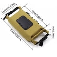 thumbnail image 3 of Hearth & Gear Distributeur Portable de Lingettes Humides pour Camping Extérieur Durable en Toile Carré Sac à Main Porte-Mouchoirs Équipement de Randonnée pour Femmes Ensemble de Réchaud de Camping Lits de Camp pour Tentes Purification Eau Sac à Dos 55 Litres, 3 of 7