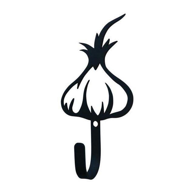 Village Wrought Iron WH-352-S Garlic Wall Hook - Small