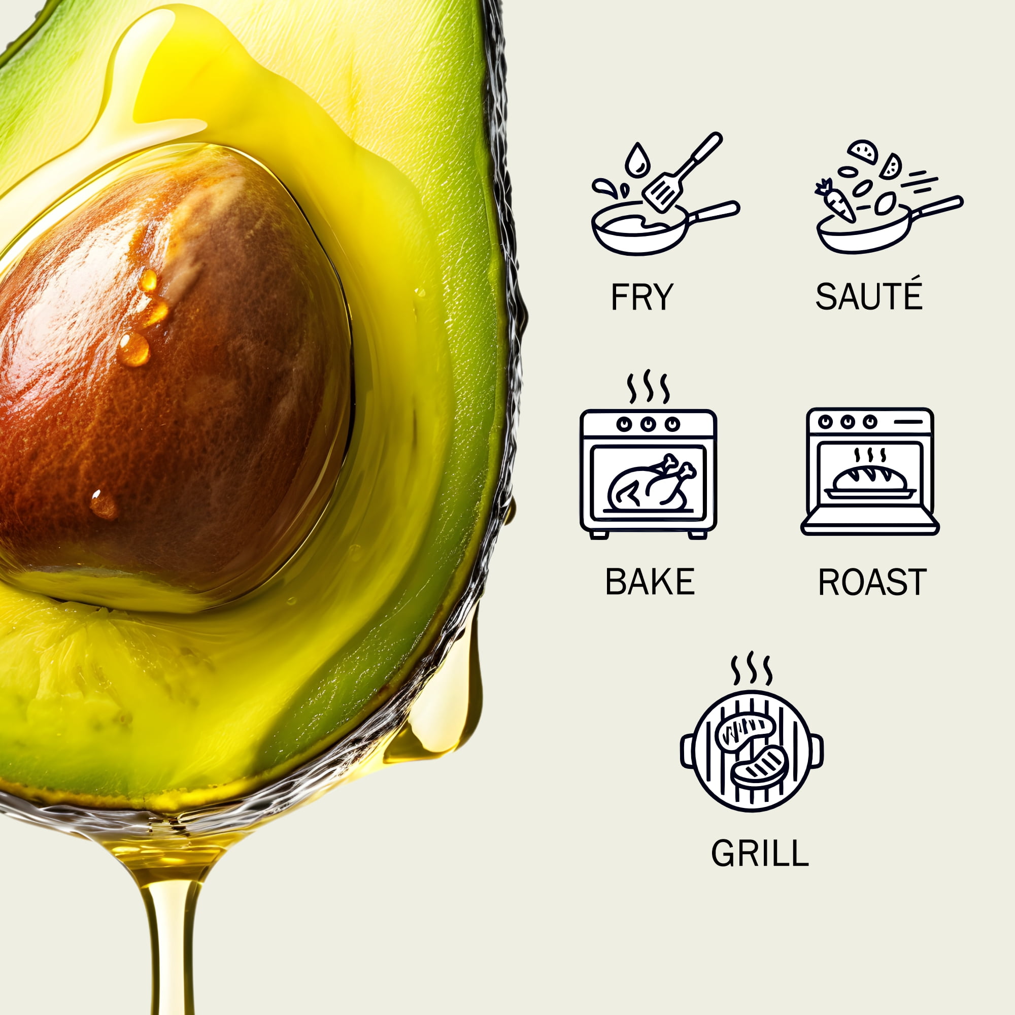 H&H Healthy & Happy Avocado Oil, 2L