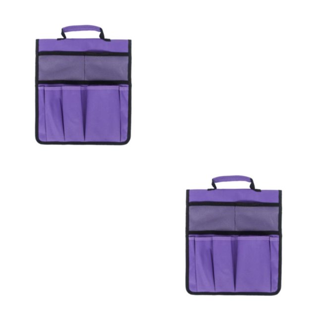 Maytalsory Foldable Garden Kneeler Tool Bag For Easy Carrying Work Portable Storage Bags Outdoor Seat Tool Bag Purple 2Set