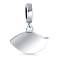 thumbnail image 2 of CHUANK Bling Jewelry Crystal Blue Evil Eye Protection Dangle Charm Bead .925 Sterling Silver, 2 of 4