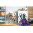 thumbnail image 2 of Ahgly Tapis Rectangulaire Lavable en Machine Intérieur Transitionnel Violet, 5 Pieds x 7 Pieds, 2 of 7