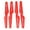 Red, variant on 4PCS Propellers Blades Accessories Spare Part for Syma X5C X5SC X5SW Aircraft