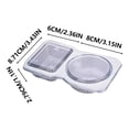thumbnail image 3 of Lksixu Contenant à Condiments à Double Compartiment 8 Pcs Contenants à Condiments Doubles avec Couvercles Contenants à Collation à 2 Compartiments Contenants à Collation à Double Compartiment Gadgets de Cuisine, 3 of 9