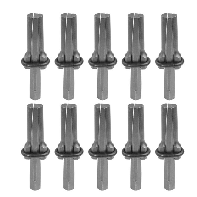 10 Set 9/16 Pouces Bouchon Coins Plumes Pierre de Roche Outils à Main de Séparation 16mm