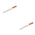 thumbnail image 4 of mmirethe Frosting Spatula Multifunctional Tool For Cake Decoration Multifunction Best Helper Offset Spatula Scimitar 10in 2Set, 4 of 6