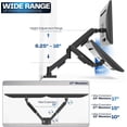 thumbnail image 4 of Dual Monitor up to es and lbs per Screen Pneumatic Arm Desk Mount Articulating Counterbalance VESA Stand Classic STANDVO, 4 of 9