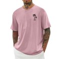 thumbnail image 1 of Birdeem Chemises pour Hommes Hommes Imprimé Col Rond Décontracté Mode Manches Courtes Blouses Col Rond Chemises, 1 of 1