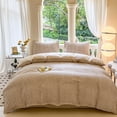 thumbnail image 4 of Birdeem Ensemble de Literie Format Grand, Ensemble Complet 4 Pcs avec Housse de Couette et Taies d'Oreiller, Tissu Polyester Respirant pour un Sommeil Confortable, Entretien Facile et Design Élégant, 4 of 9