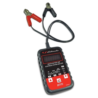 Schumacher BT-175 Testeur de Batterie Numérique 12V et Voltmètre - pour Moto ATV Bateau Voiture SUV Camion RV et Voitures Classiques - Fonctionne avec Autos Étrangères et Domestiques