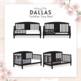 thumbnail image 2 of Dream On Me, Dallas Toddler Day Bed, Model #651, 2 of 6