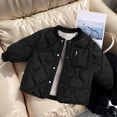thumbnail image 2 of TBWNWG Girls Down Jackets for Kids Warm Stylish Autumn Winter Solid Color Rounded Neck Coat Windproof Design for Girls,Sizes 2-3 Years, 2 of 4