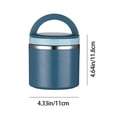 thumbnail image 3 of Under $5 Stainless Steel Lunch Box, Insulated Lunch Box Food Container Stainless Steel Lunch Box Food Insulated Container Wide Mouth Containers Lunch Thermoses Vacuum Insulated Food Jar Soup Thermoses, 3 of 5