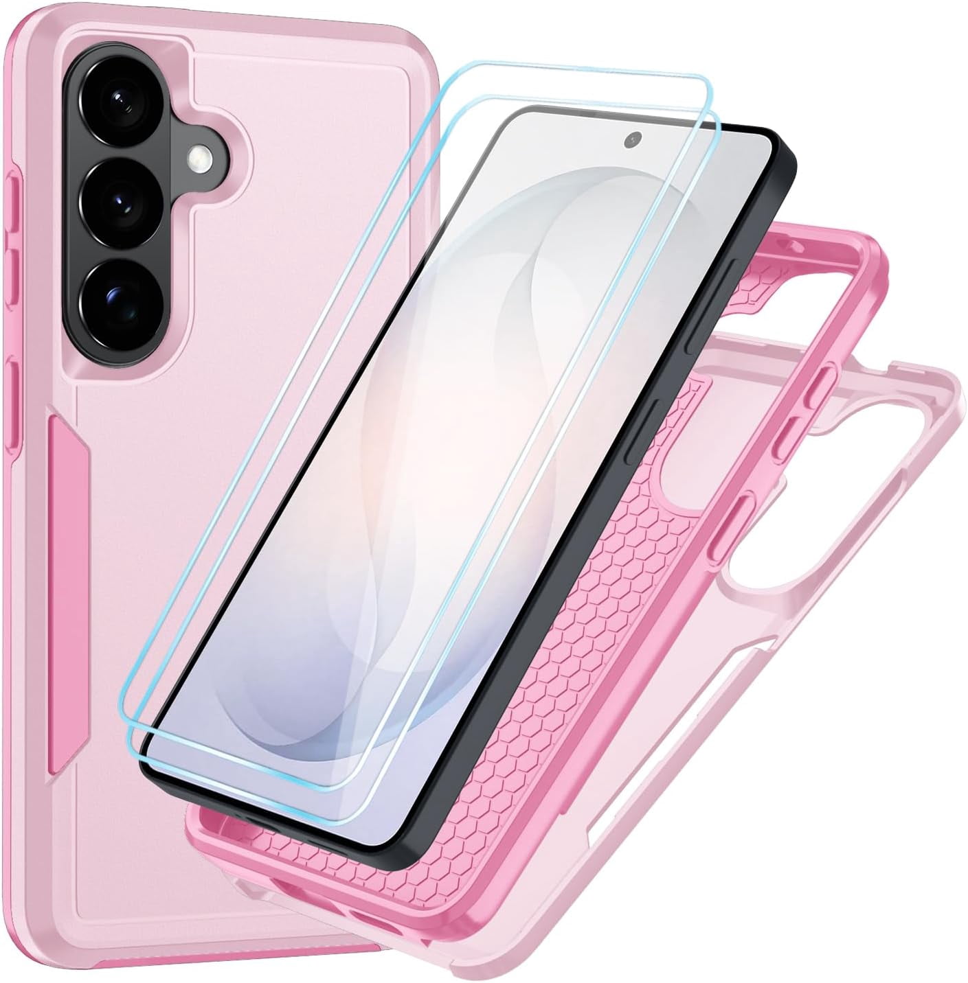 REQO for Samsung Galaxy S26 Case with HD Screen Protector [Military Grade Drop Protection] Heavy Duty Full Body Shockproof Protection for Galaxy S26 Phone Case