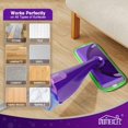 thumbnail image 4 of HOMEXCEL Microfiber Mop Pads Compatible with Swiffer Wet Jet,Reusable Machine Washable Swiffer WetJet Mop Pad Refills,Mop Head Replacements for Multi Surface Wet & Dry Cleaning,Pack of 8, 4 of 7