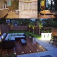 thumbnail image 4 of 10x LED Recessed Lights Outdoor, Waterproof IP67, Recessed Lights for Terrace Wood Ceiling, 0.6W DC12V Cool White, Mini Path Light Kit [Energy Class A+], 4 of 5