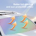 thumbnail image 4 of Meitianfacai Foldable Car Sun Shades for Windshield, Double-sided Aluminum Foil Sun Shade, Sun Blocker Car Window Shades from UV Rays, Suitable Fit All Auto,55x30'', 4 of 9