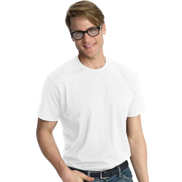 Hanes T-shirt Nano-T pour Hommes, m, Blanc