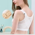 thumbnail image 4 of Xfvqtps 3PC Large Size Sports Bras for Women Back Mesh Cross Buckle Strap Front Multi Row Buckle No Underwire Breathable Yoga Bra Multicolor-07, 4 of 8