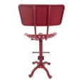 thumbnail image 3 of Carolina Classics August Tractor Seat Stool with Back in Red, 3 of 10