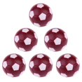 thumbnail image 1 of 6 Pieces Foosball Table Soccer Replacement Ball Dark Red, 1 of 7