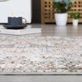 thumbnail image 2 of Vintage Oriental Floral Runner Rug, Tribal Style, Beige, Non-Slip, Low Pile, Washable, Indoor Use, Dining Room, 2 of 7
