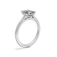 thumbnail image 3 of 1.00 Carat Excellent Emerald Cut Real Diamond New Design Solitaire Ring for Wedding Solid 18K White Gold Size 11, 3 of 7